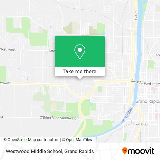 Westwood Middle School map