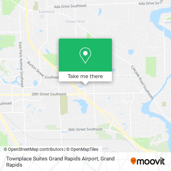 Townplace Suites Grand Rapids Airport map