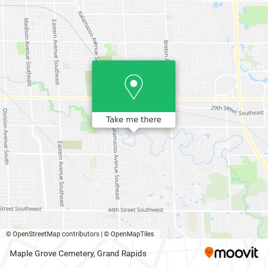 Maple Grove Cemetery map