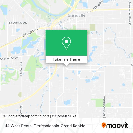 Mapa de 44 West Dental Professionals