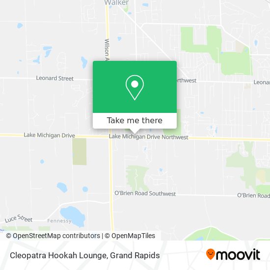 Cleopatra Hookah Lounge map