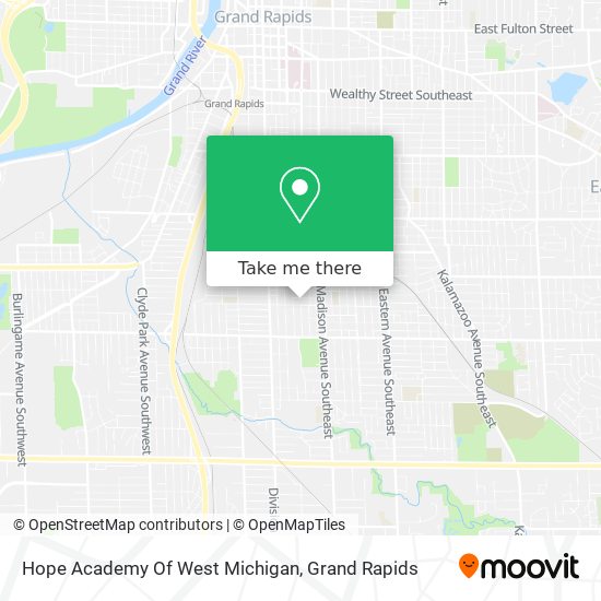 Mapa de Hope Academy Of West Michigan