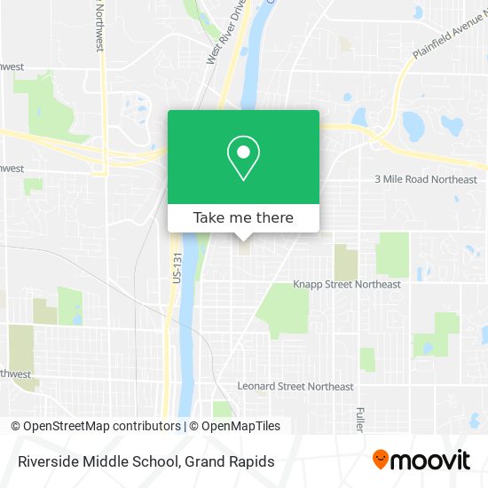 Mapa de Riverside Middle School