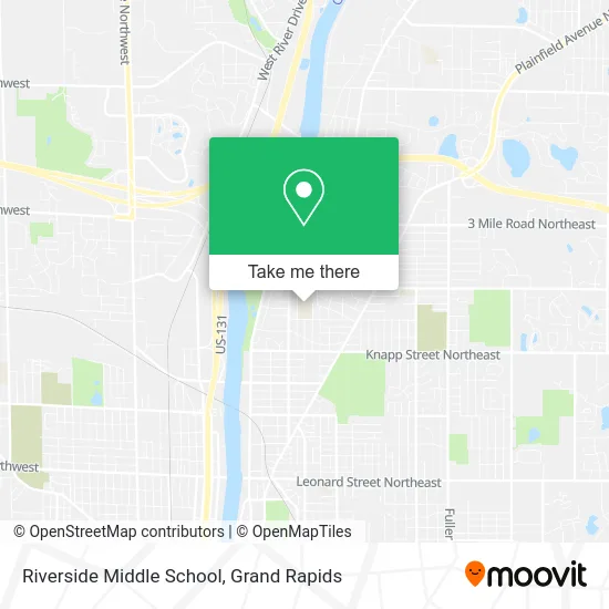 Riverside Middle School map