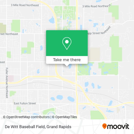 De Witt Baseball Field map