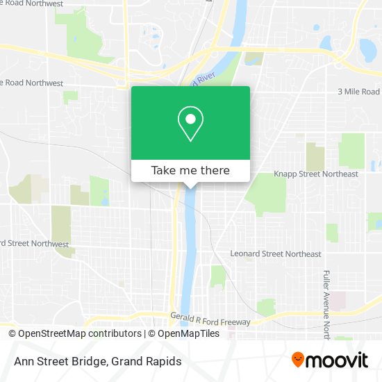 Ann Street Bridge map