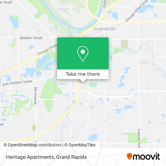 Heritage Apartments map