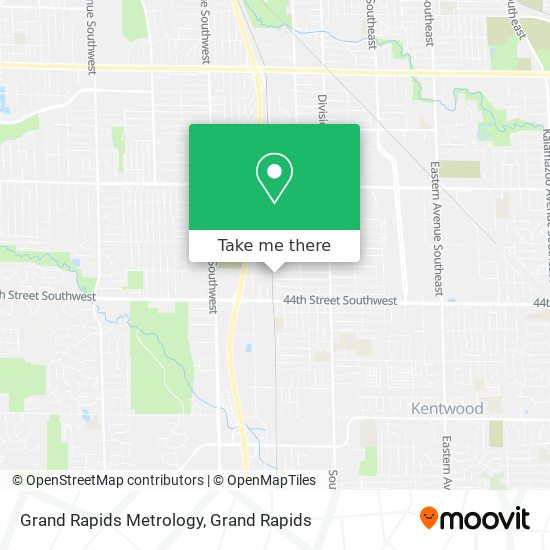 Mapa de Grand Rapids Metrology