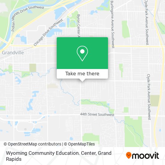 Wyoming Community Education. Center map