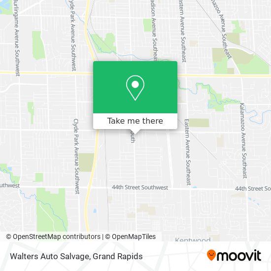 Walters Auto Salvage map