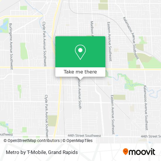 Mapa de Metro by T-Mobile