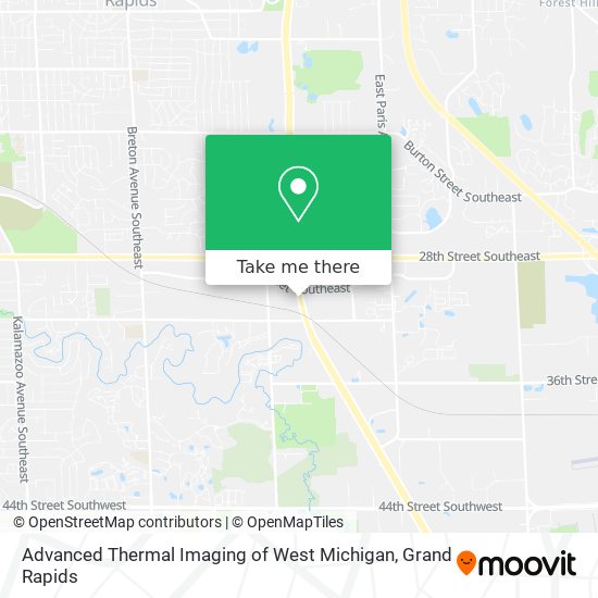 Advanced Thermal Imaging of West Michigan map