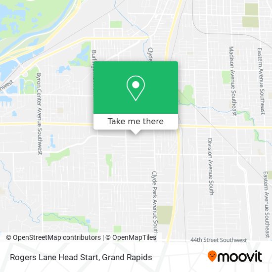 Rogers Lane Head Start map