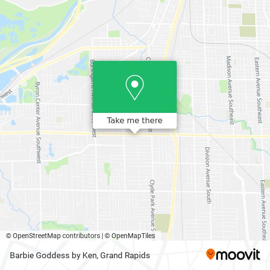 Mapa de Barbie Goddess by Ken