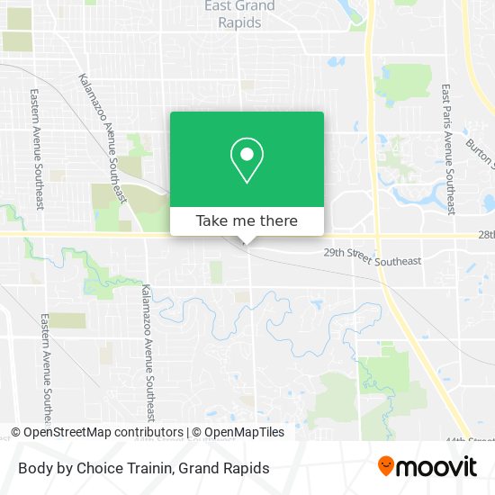 Body by Choice Trainin map