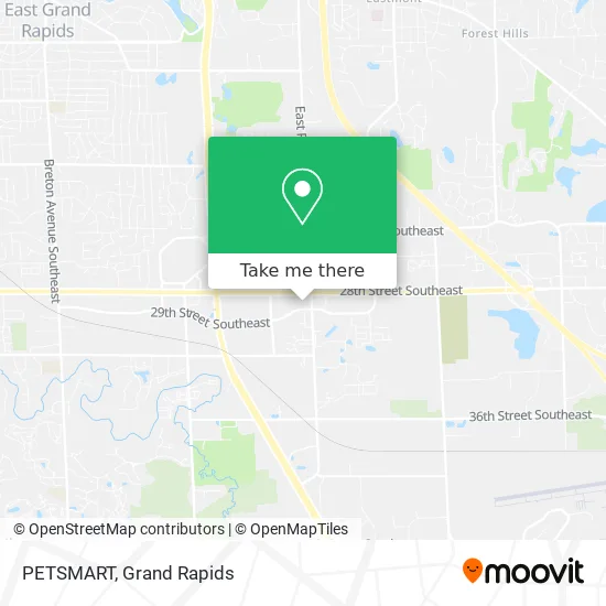 PETSMART map