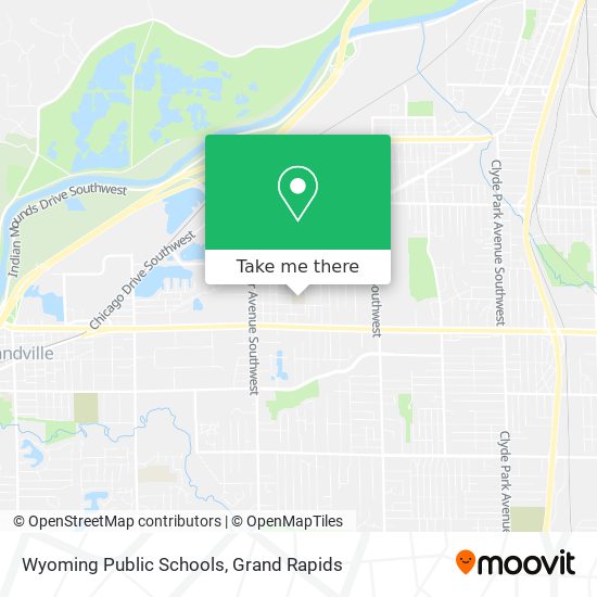 Wyoming Public Schools map