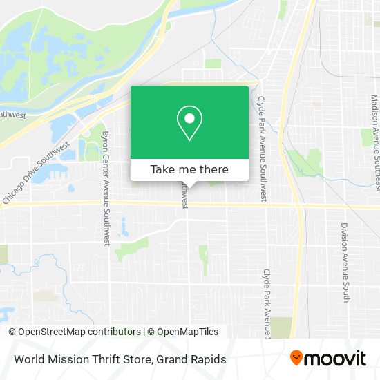 Mapa de World Mission Thrift Store