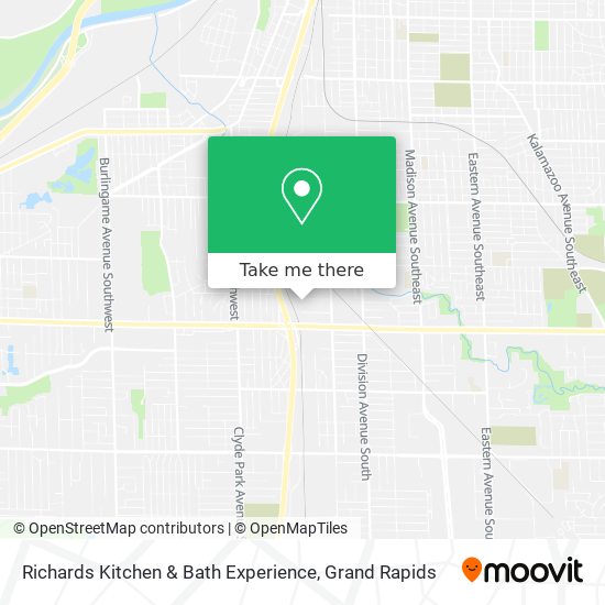 Richards Kitchen & Bath Experience map