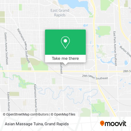 Asian Massage Tuina map