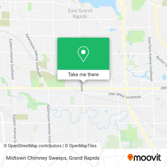 Midtown Chimney Sweeps map