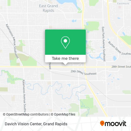 Mapa de Davich Vision Center