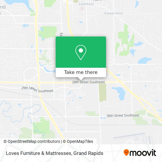 Loves Furniture & Mattresses map