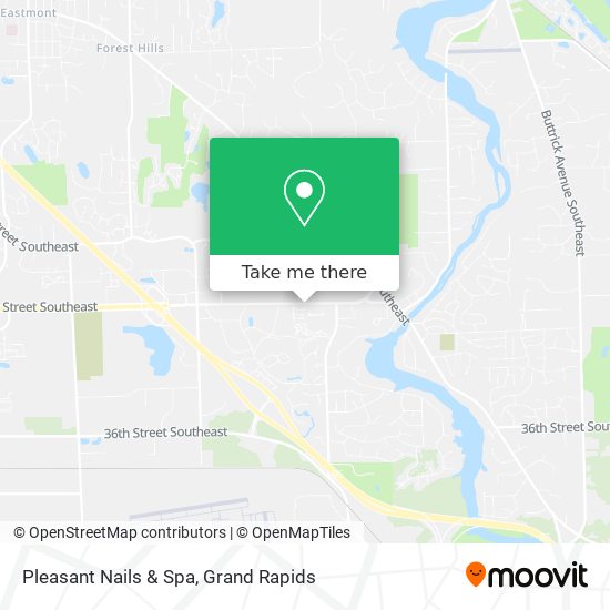 Pleasant Nails & Spa map