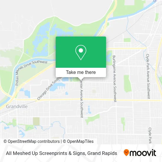 All Meshed Up Screenprints & Signs map