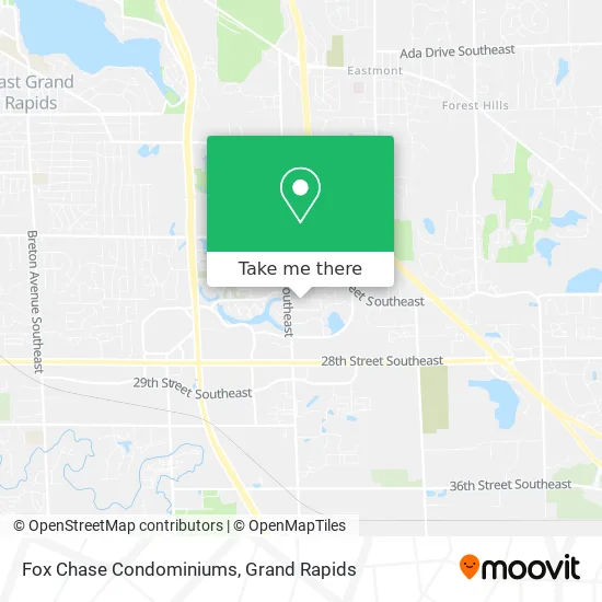 Fox Chase Condominiums map