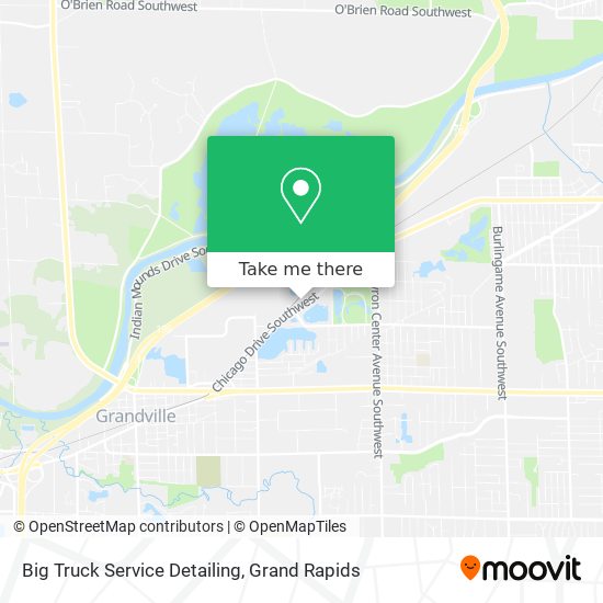 Big Truck Service Detailing map