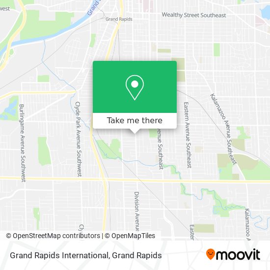 Grand Rapids International map