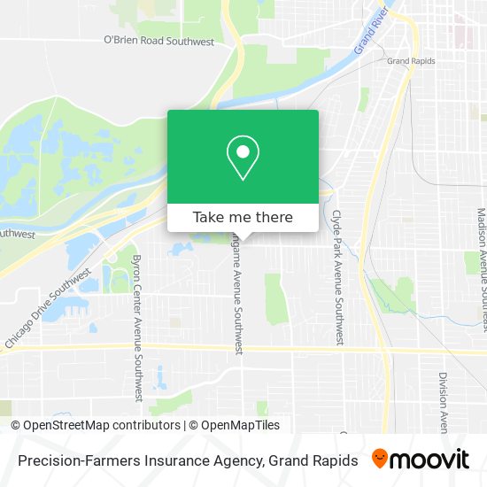 Mapa de Precision-Farmers Insurance Agency