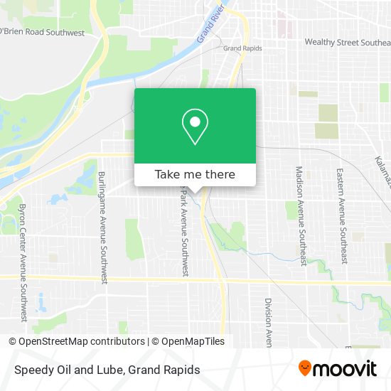 Speedy Oil and Lube map