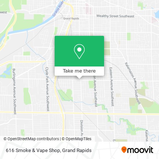 616 Smoke & Vape Shop map