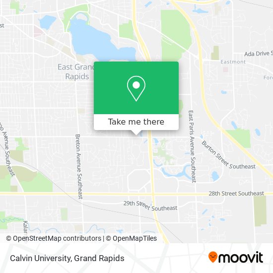 Calvin University map