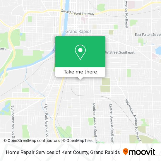 Home Repair Services of Kent County map