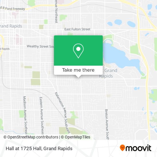 Hall at 1725 Hall map