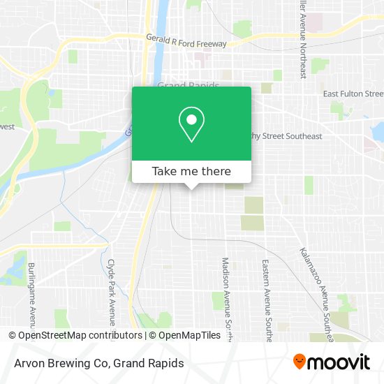 Arvon Brewing Co map