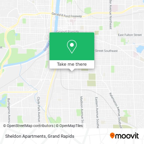 Sheldon Apartments map
