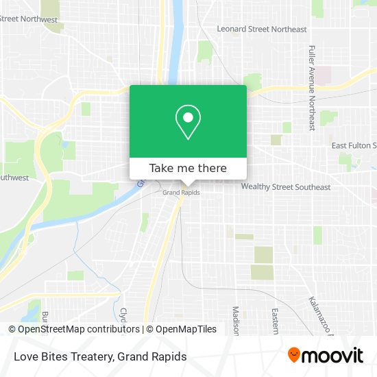 Love Bites Treatery map