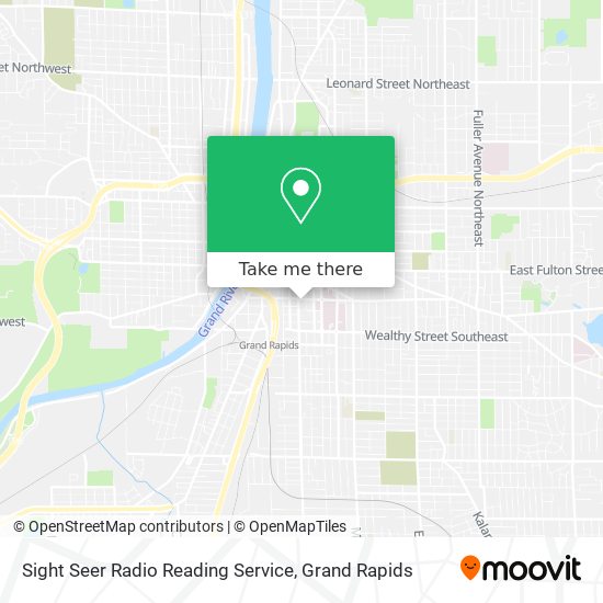 Sight Seer Radio Reading Service map