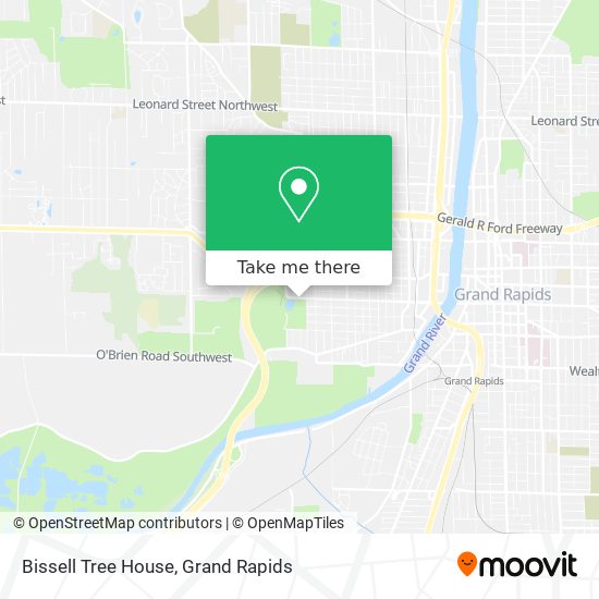Mapa de Bissell Tree House