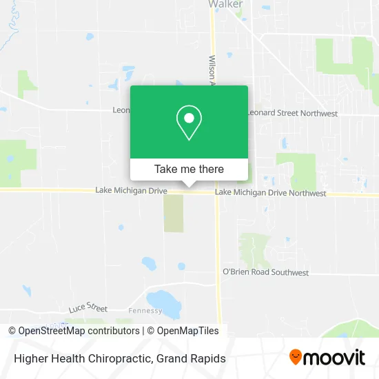 Higher Health Chiropractic map