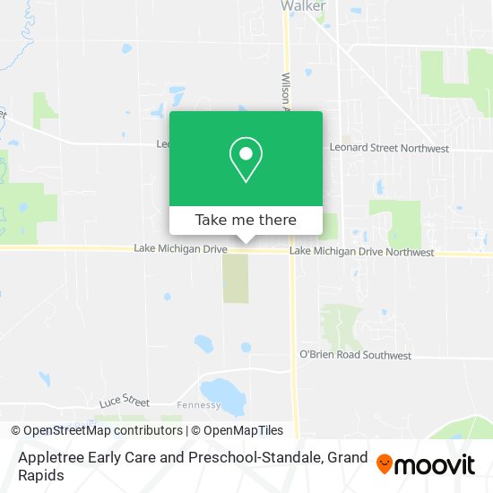 Mapa de Appletree Early Care and Preschool-Standale