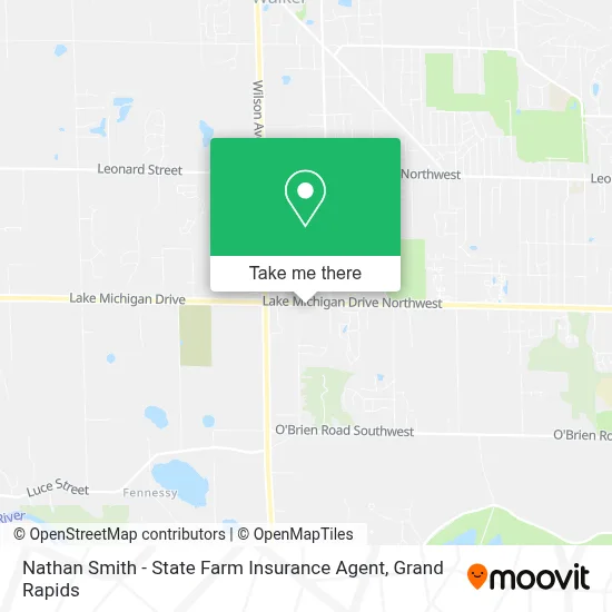 Nathan Smith - State Farm Insurance Agent map