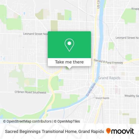 Mapa de Sacred Beginnings Transitional Home