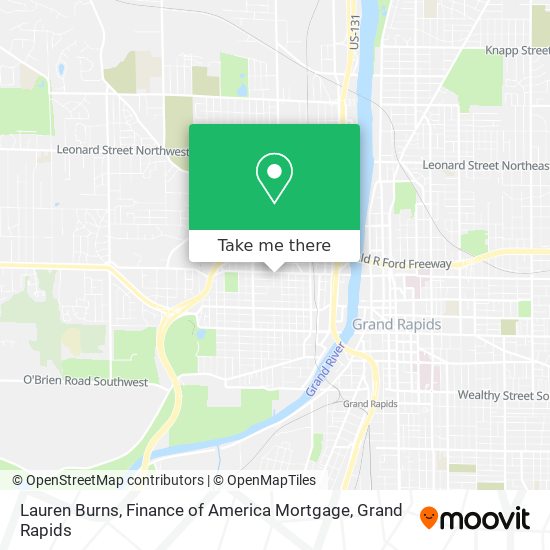 Lauren Burns, Finance of America Mortgage map