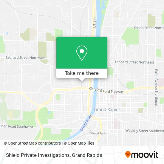 Shield Private Investigations map