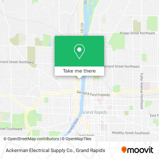 Ackerman Electrical Supply Co. map